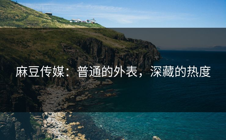 麻豆传媒：普通的外表，深藏的热度