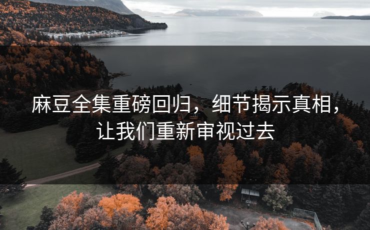 麻豆全集重磅回归,细节揭示真相,让我们重新审视过去